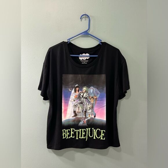 NWOT … BEETLEJUICE “Size: S”  Black Graphic T-Shirt - Picture 1 of 3